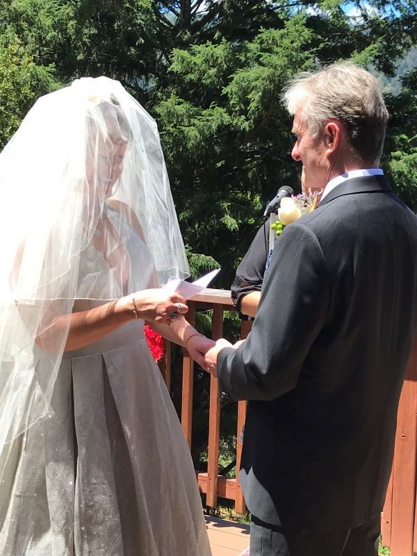 Jim and Beth Thaxton Boulder Creek wedding