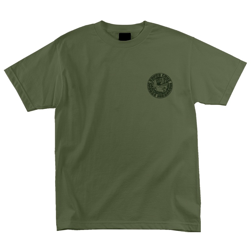 Olive Tee Front