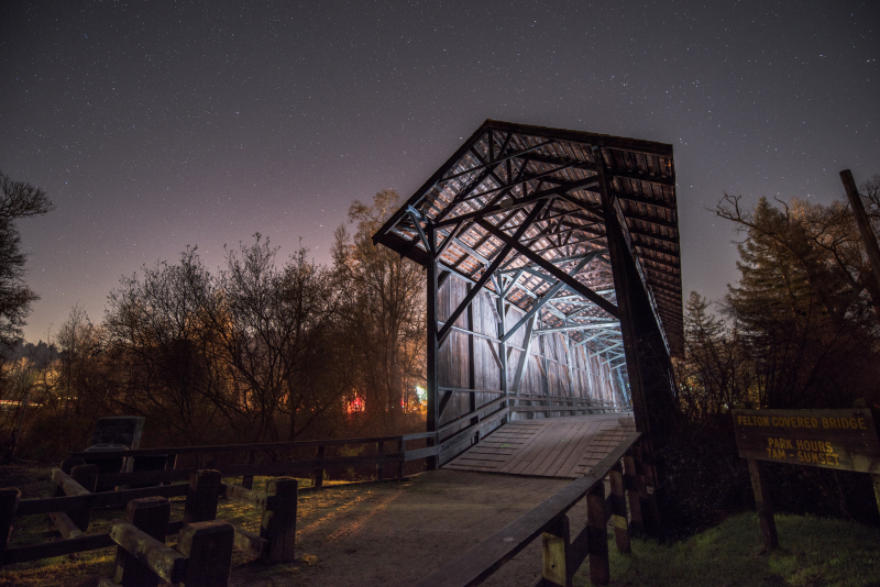 Felton Covered Bridge photo by Larry Colen