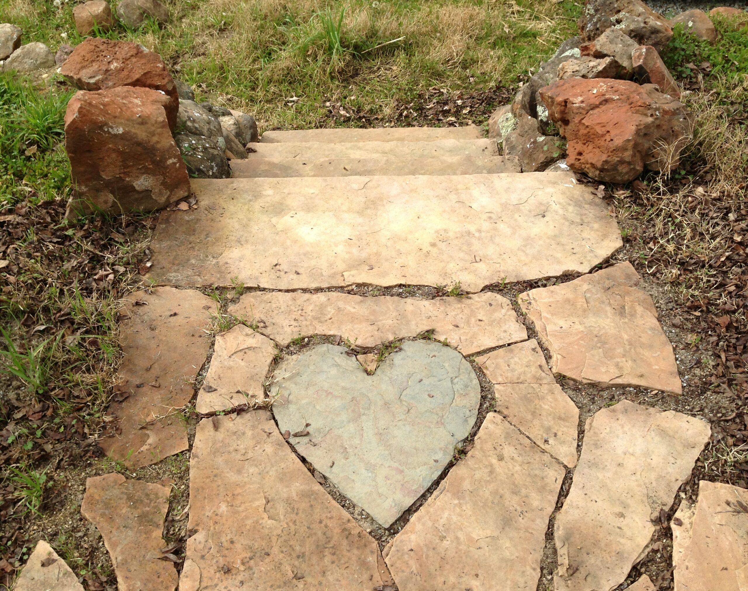 heart stone path