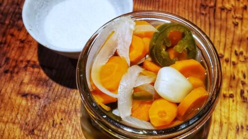 Taqueria Style Fermented Carrots
