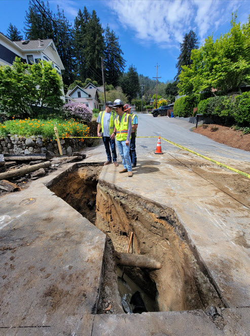 Image for display with article titled Update: Boulder Creek Water Main Break