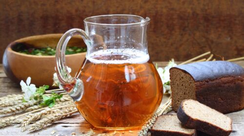 Kvass Russian Fermented Bread Drink