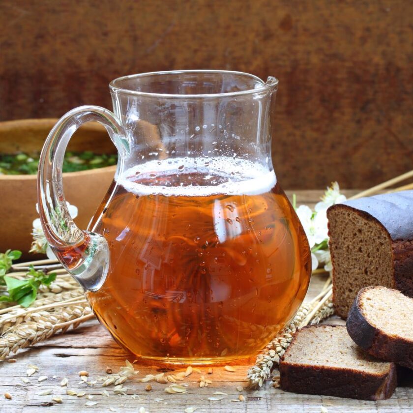 Kvass Russian Fermented Bread Drink