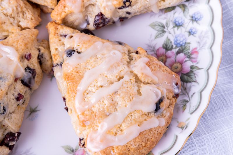 cranberry orange scones