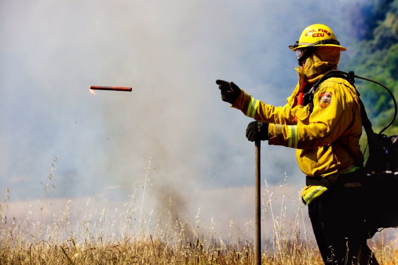 CAL FIRE at the Ben Lomond Training Center San Lorenzo Valley June 2020