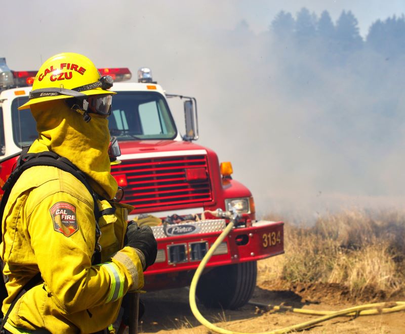 CAL FIRE at the Ben Lomond Training Center San Lorenzo Valley June 2020