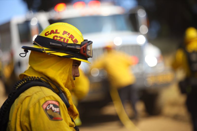 CAL FIRE at the Ben Lomond Training Center San Lorenzo Valley June 2020