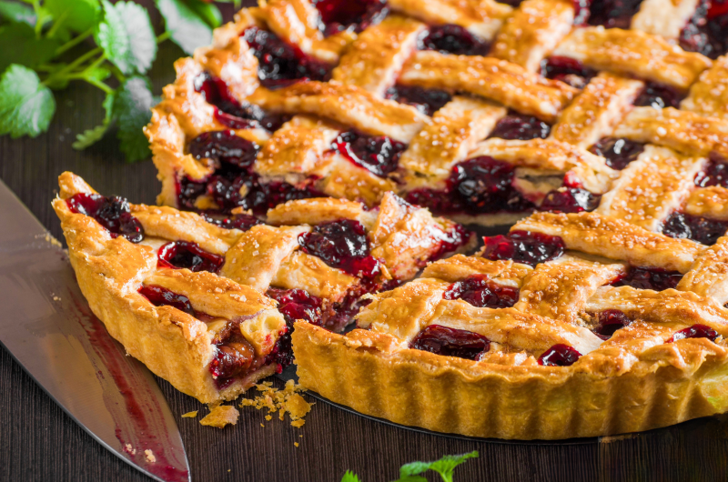 wild blackberry pie