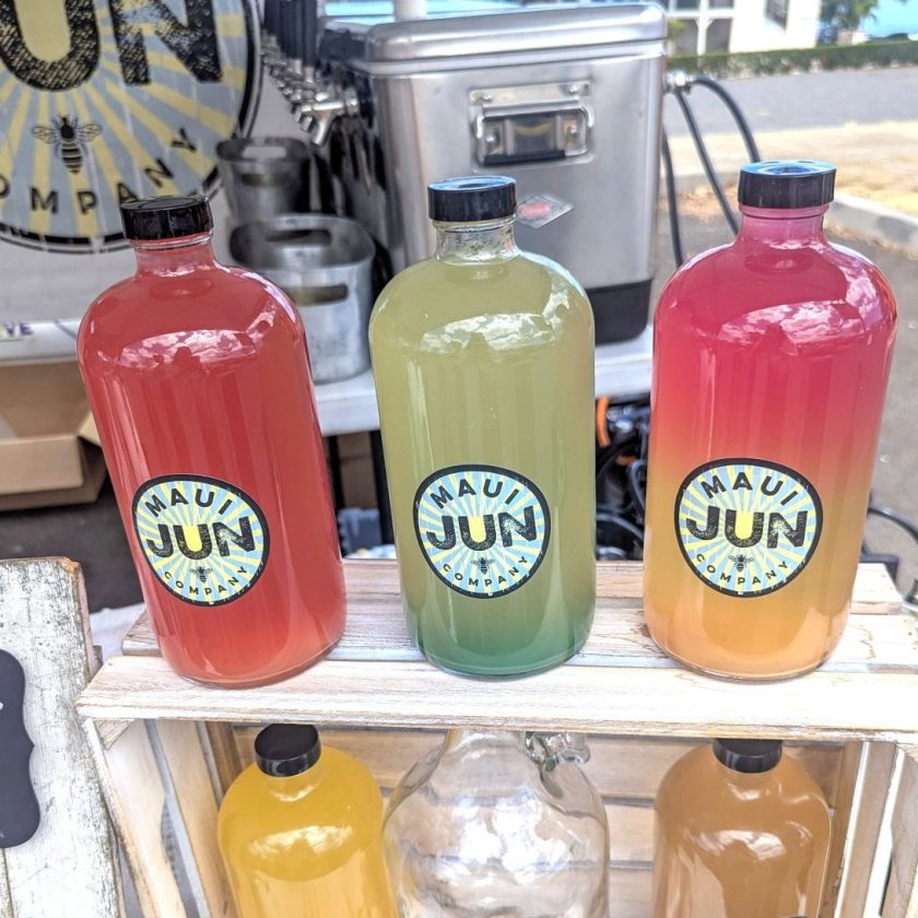 Maui Jun Company green tea and honey jun komucha