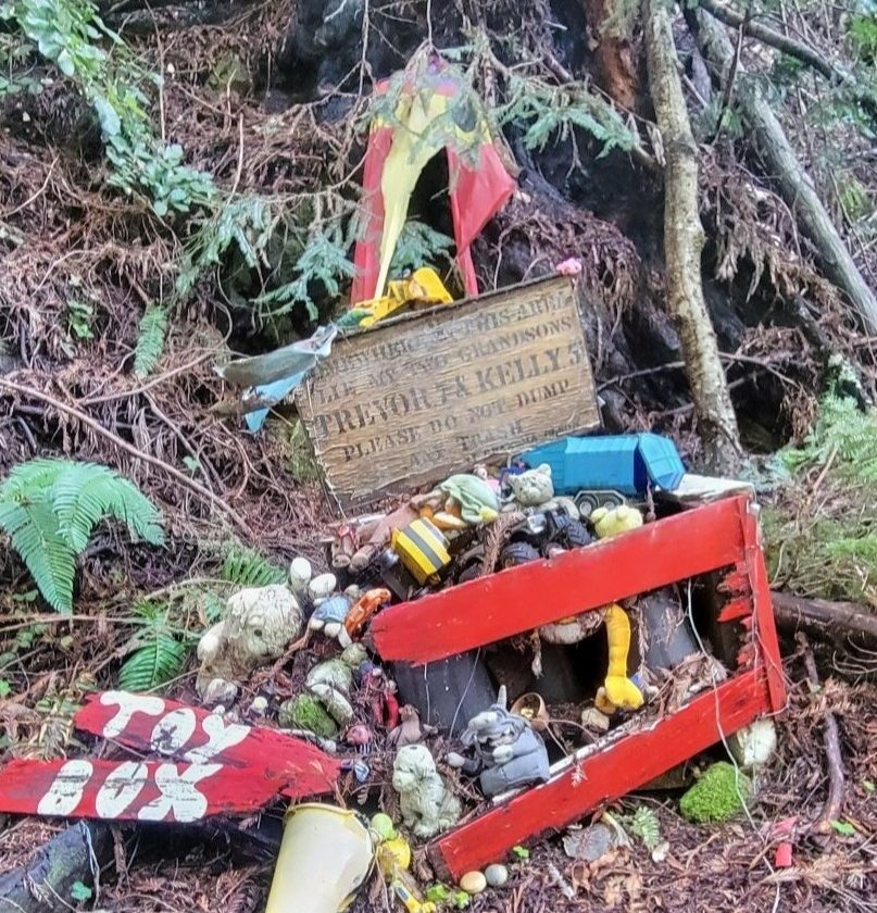 Little red toy box love creek slide