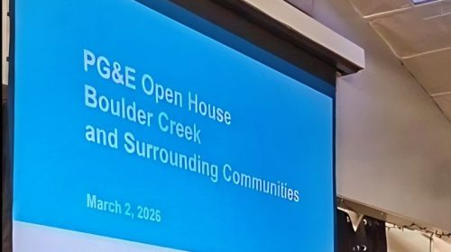 PG&E Town Hall meeting in Boulder Creek