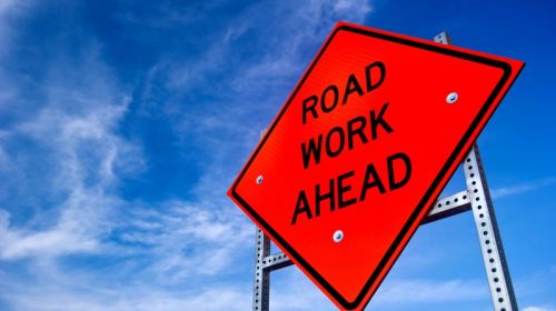 Road work ahead