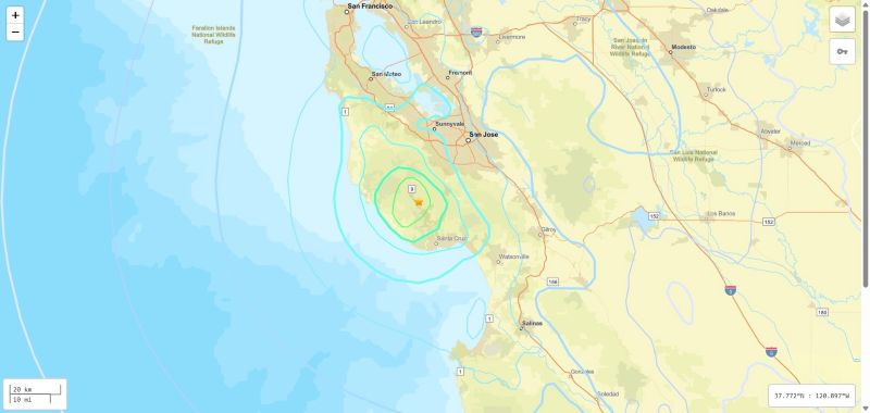 Boulder Creek earthquake 2026