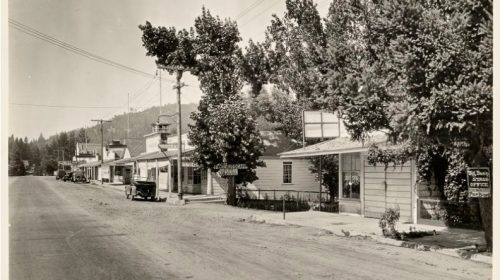 Boulder Creek California downtown 1926
