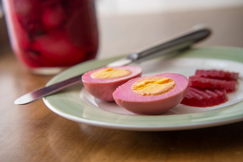 beet pickled eggs