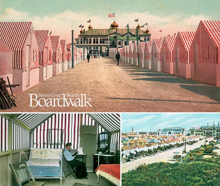 Santa Cruz beach Boardwalk tent city