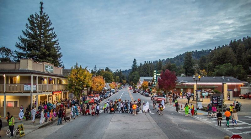 Downtown Boulder Creek Halloween