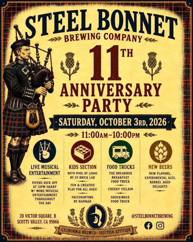Steel Bonnett Brewing 11 year anniversary